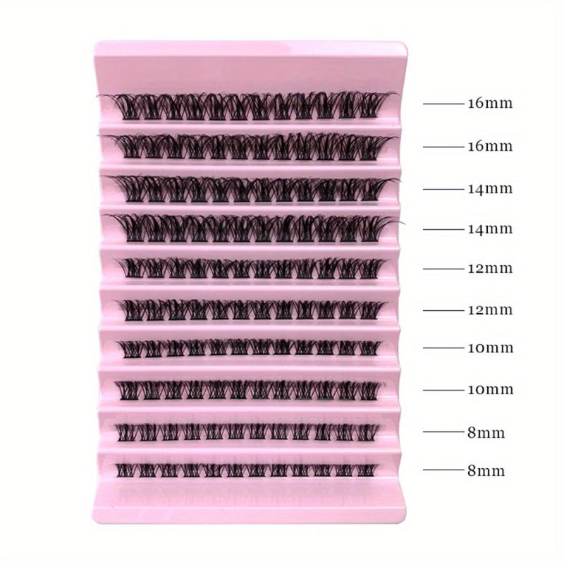 DIY Clusters Eyelash Extension Segmented Lashes 120 Volume Natural