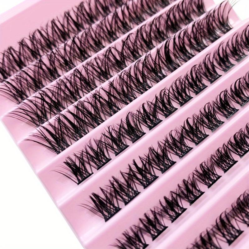 DIY Clusters Eyelash Extension Segmented Lashes 120 Volume Natural