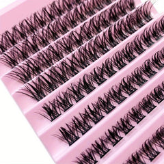 DIY Clusters Eyelash Extension Segmented Lashes 120 Volume Natural