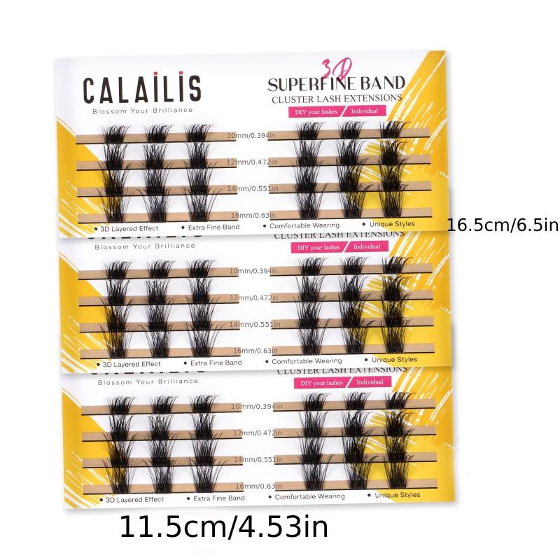 Cluster Lashes DIY Extension Natural Faux Mink False Eyelashes