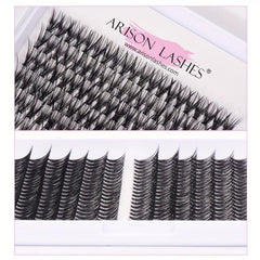 240pcs Cluster Lashes 20D 30 40D 9 16mm Mix D Curling False Eyelashes