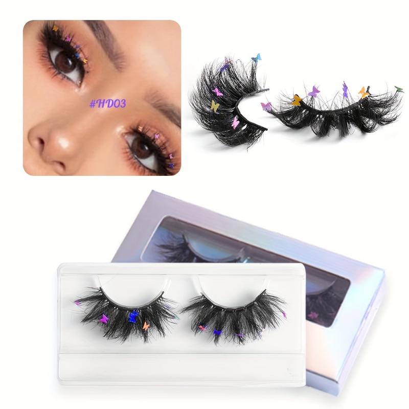 Butterfly 8D Thick False Eyelashes - Perfect for Halloween Party Makeup