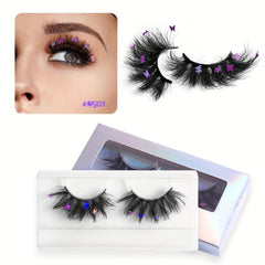 Butterfly 8D Thick False Eyelashes - Perfect for Halloween Party Makeup