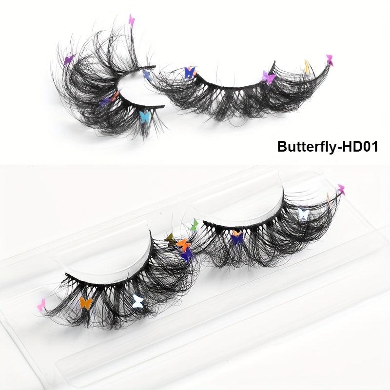 Butterfly 8D Thick False Eyelashes - Perfect for Halloween Party Makeup