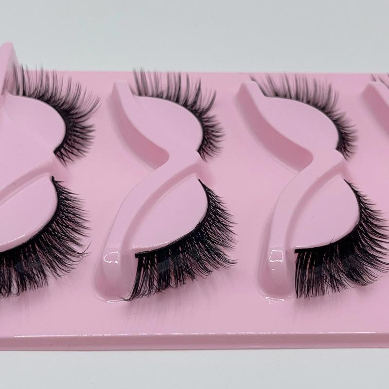 5 Pairs Cat Eye False Eyelashes Natural Faux Mink Lashes