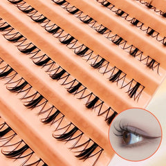 110pcs Clusters Eyelashes Natural Individual Lashes DIY All matched Curling