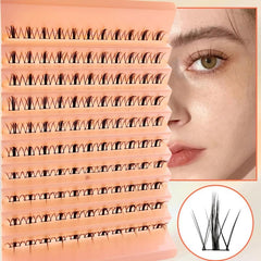 110pcs Clusters Eyelashes Natural Individual Lashes DIY All matched Curling