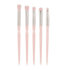 5pcs Eye Makeup Brushes Non Slip Handle Eyeshadow Eyeliner Eyebrow Blending