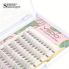DIY Lash Extension Soft Clusters Wispy Lashes 100pcs C Curling 8-13mm