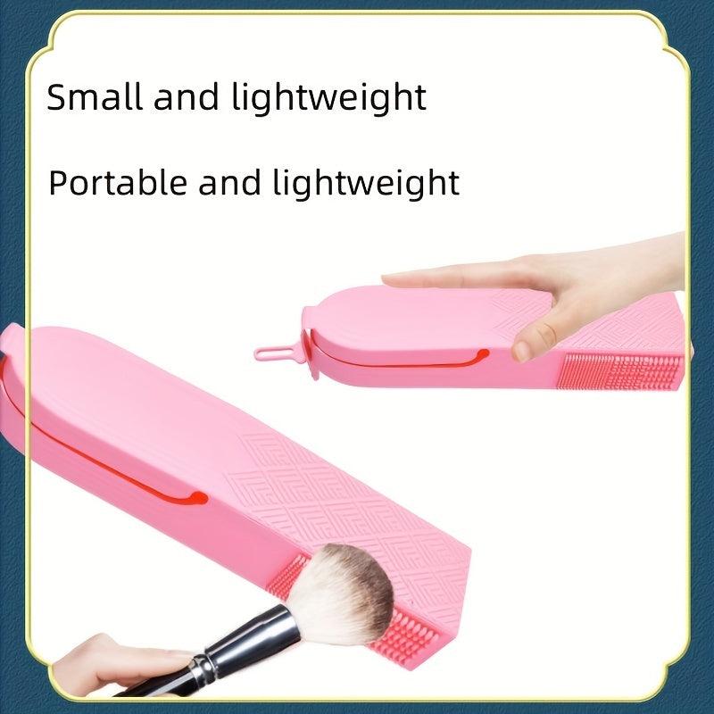 Large Capacity Silicone Makeup Bag Snap-On Storage Beauty Bag