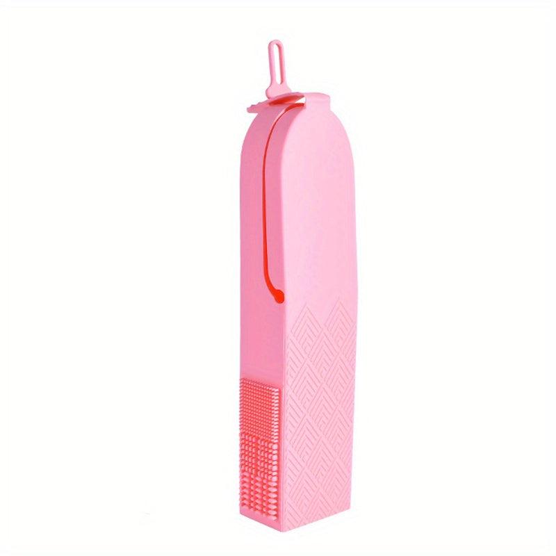 Large Capacity Silicone Makeup Bag Snap-On Storage Beauty Bag
