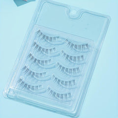 5 Pairs Crisscross False Lashes Natural Look Long Eyelashes Extension