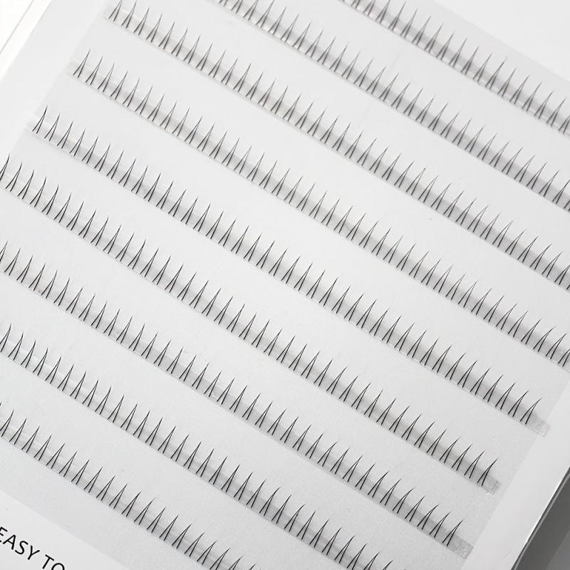 Palm Lashes 360pcs V Shape Bottom Lower Lash Natural False Eyelashes