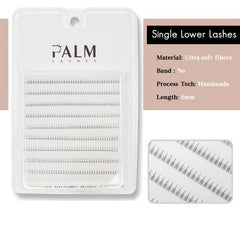Palm Lashes 360pcs V Shape Bottom Lower Lash Natural False Eyelashes