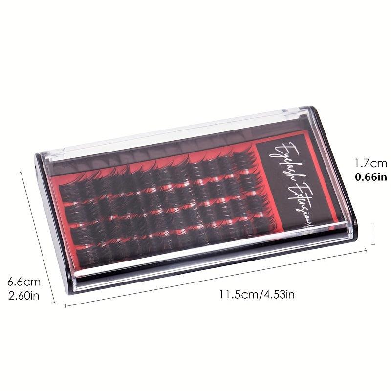 DIY Cluster Lashes Natural Thick Segmented False Eyelashes Self Grafting