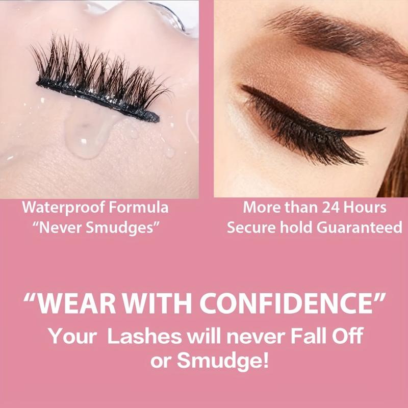 5 Pairs Cat Eye Lashes Fluffy Wispy 3D Dramatic Long Thick Curly False Eyelashes