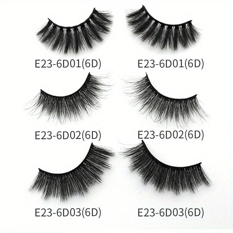 Fluffy False Eyelashes Natural Look Faux Mink Makeup