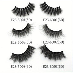 Fluffy False Eyelashes Natural Look Faux Mink Makeup