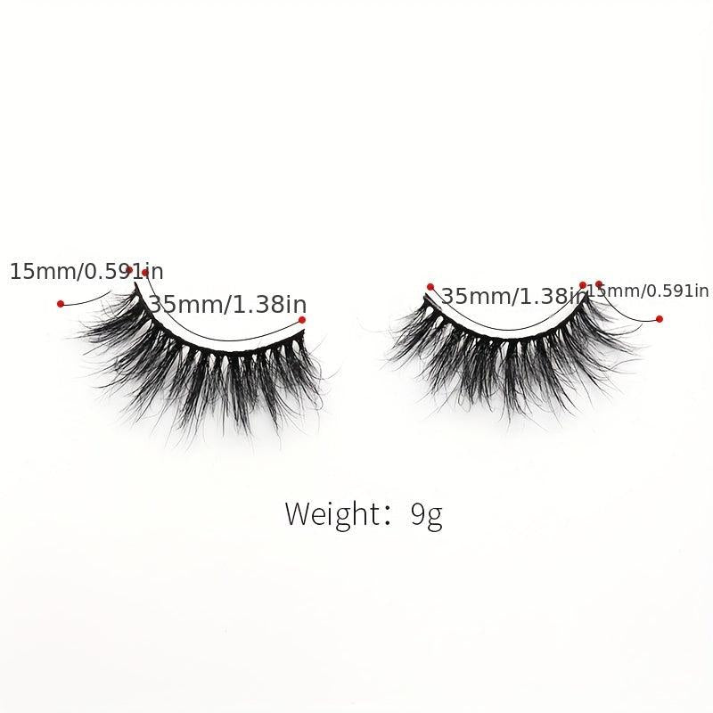 Fluffy False Eyelashes Natural Look Faux Mink Makeup