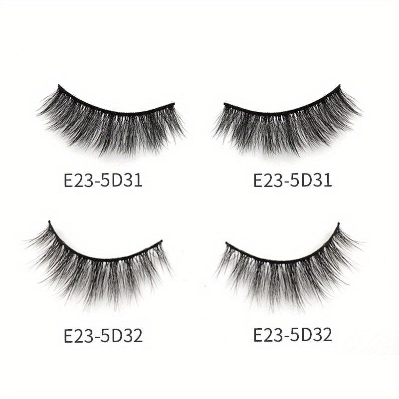 Fluffy False Eyelashes Natural Look Faux Mink Makeup