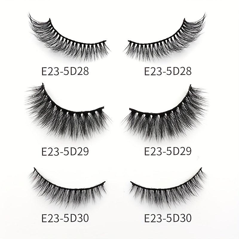 Fluffy False Eyelashes Natural Look Faux Mink Makeup