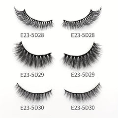 Fluffy False Eyelashes Natural Look Faux Mink Makeup
