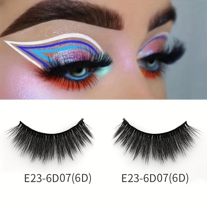 Fluffy False Eyelashes Natural Look Faux Mink Makeup