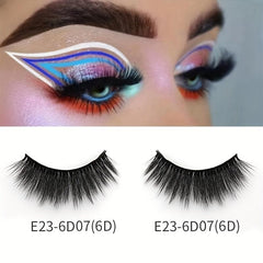 Fluffy False Eyelashes Natural Look Faux Mink Makeup
