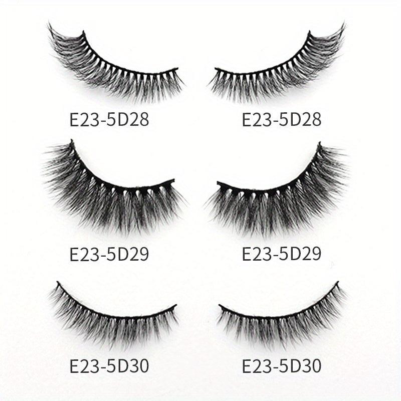 Fluffy False Eyelashes Natural Look Faux Mink Makeup