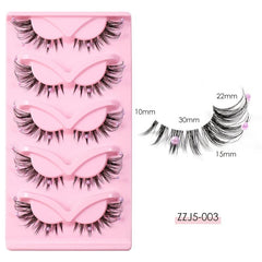 Colorful Fluffy Long Thick False Eyelashes for Halloween Party