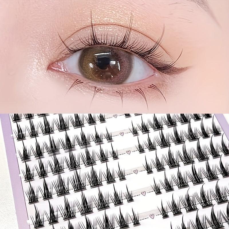 False Eyelashes Segmented Self Adhesive Lashes Mixed Style