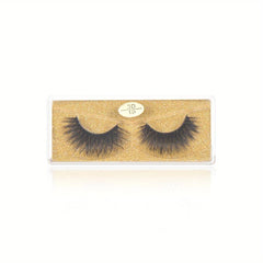 10 Styles Thick False Eyelashes Single Pair Travel Size