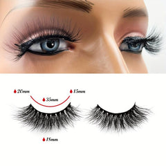 7 Pairs 3D Mink False Eyelashes Natural Look Thick Soft False Eyelashes