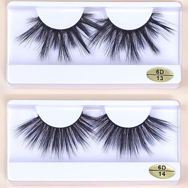 20 Pairs 25mm Mink Lashes False Eyelashes Pack - Long Dramatic Makeup