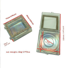 Glitter and Clear Rhinestone Eyelashes Boxes - Storage and Organization