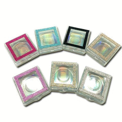 Glitter and Clear Rhinestone Eyelashes Boxes - Storage and Organization