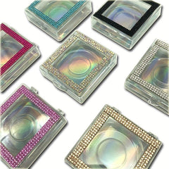 Glitter and Clear Rhinestone Eyelashes Boxes - Storage and Organization