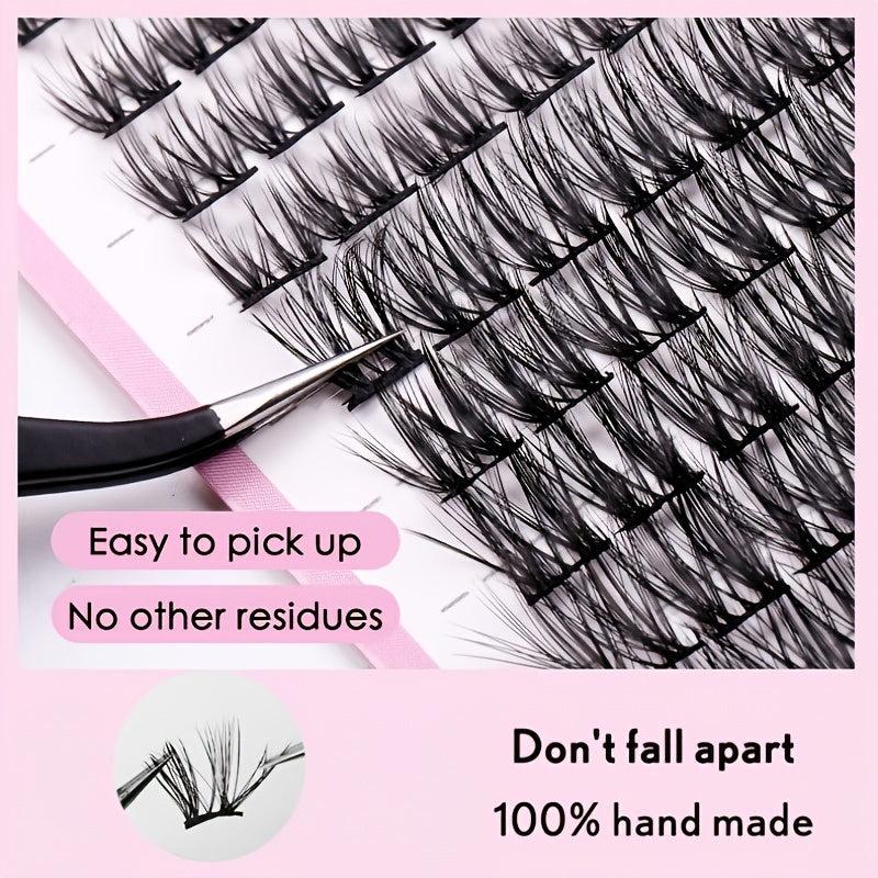 Segmented Eyelashes Cluster False Eyelashes D Curling DIY Lashes Extension
