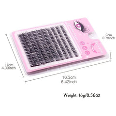 Segmented Eyelashes Cluster False Eyelashes D Curling DIY Lashes Extension