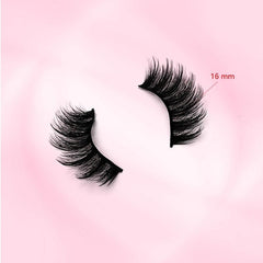 20 Pairs Fluffy Faux Mink Eyelashes Natural Look Makeup Tool