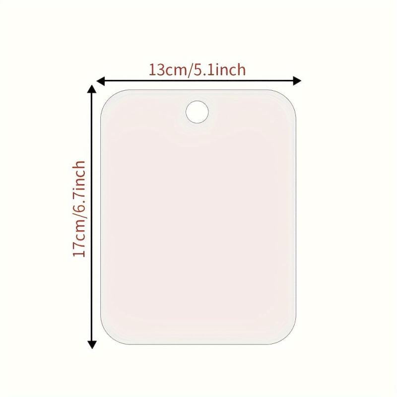 Acrylic Shower Mirror Men's Shaving Mirror Frameless Skincare Mirror