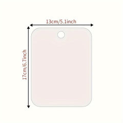 Acrylic Shower Mirror Men's Shaving Mirror Frameless Skincare Mirror