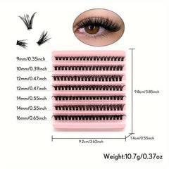 50P Cluster Eyelash Premade Fan DIY Lashes Self Grafting False Eyelashes