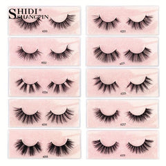 3D Faux Mink Natural Long False Eyelashes - Dramatic Lashes