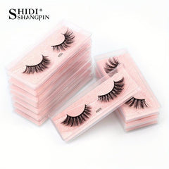 3D Faux Mink Natural Long False Eyelashes - Dramatic Lashes