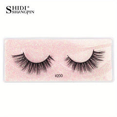 3D Faux Mink Natural Long False Eyelashes - Dramatic Lashes