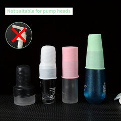 8pcs Silicone Elastic Leak Proof Sleeves for Travel Container in Luggage