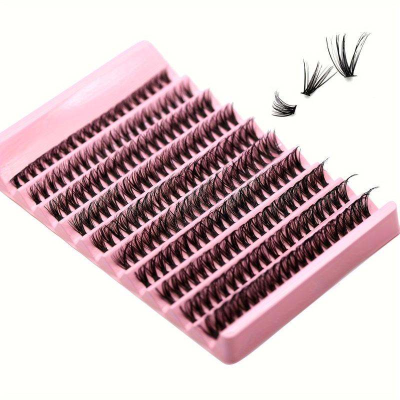 40P Cluster False Eyelashes D Curling DIY Self Grafting Lashes Extension