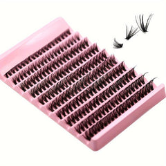 40P Cluster False Eyelashes D Curling DIY Self Grafting Lashes Extension