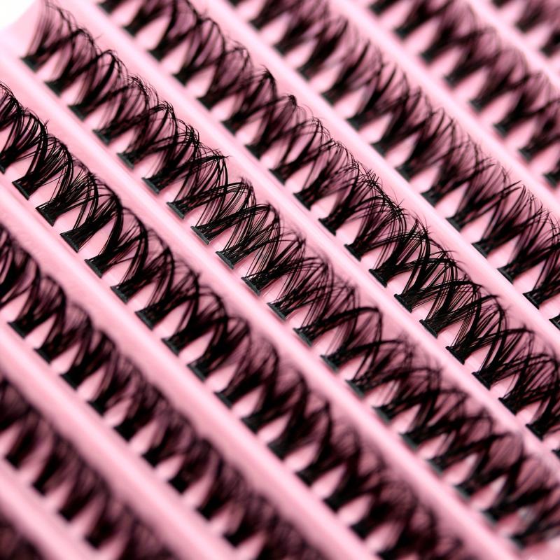 40P Cluster False Eyelashes D Curling DIY Self Grafting Lashes Extension
